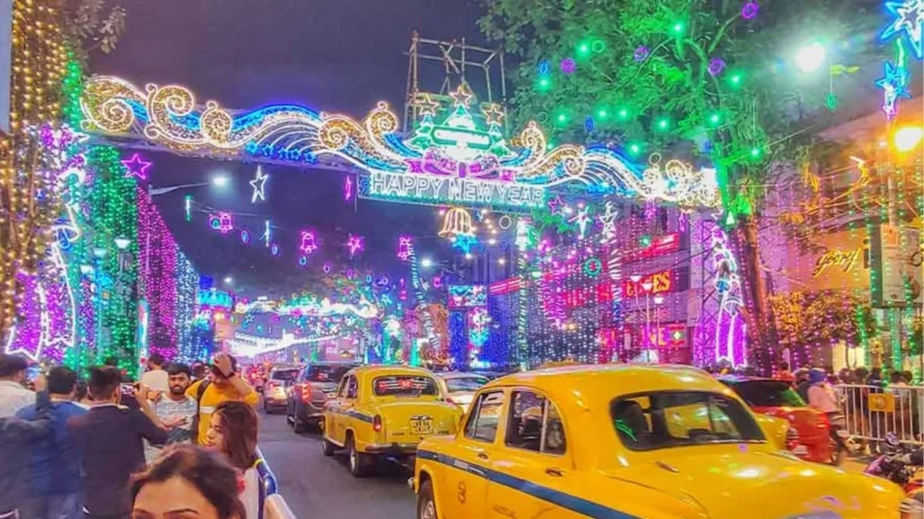 Kolkata Christmas celebration in India