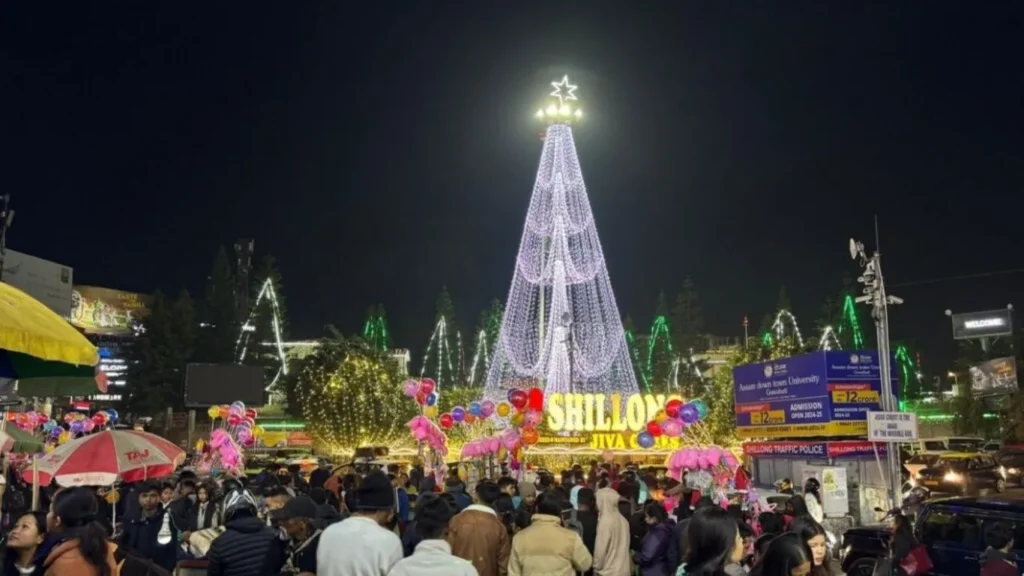Shillong, Meghalaya Christmas celebration in India