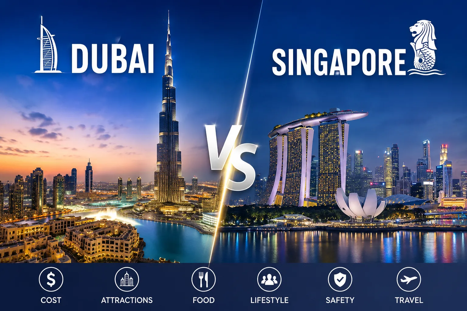 Dubai vs Singapore