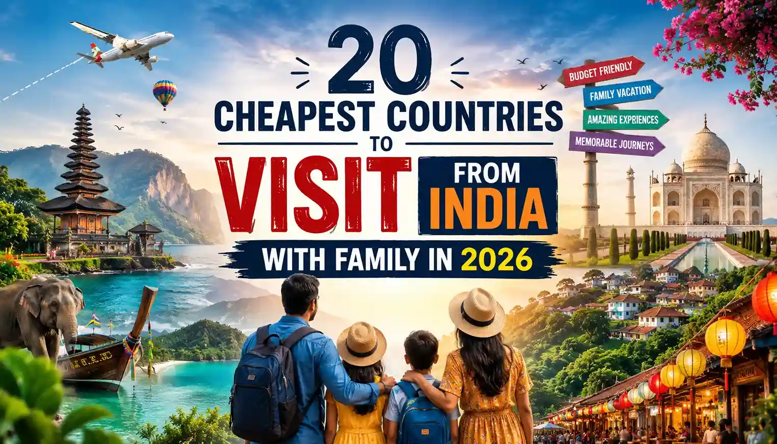 Cheapest Countries to Visit from India