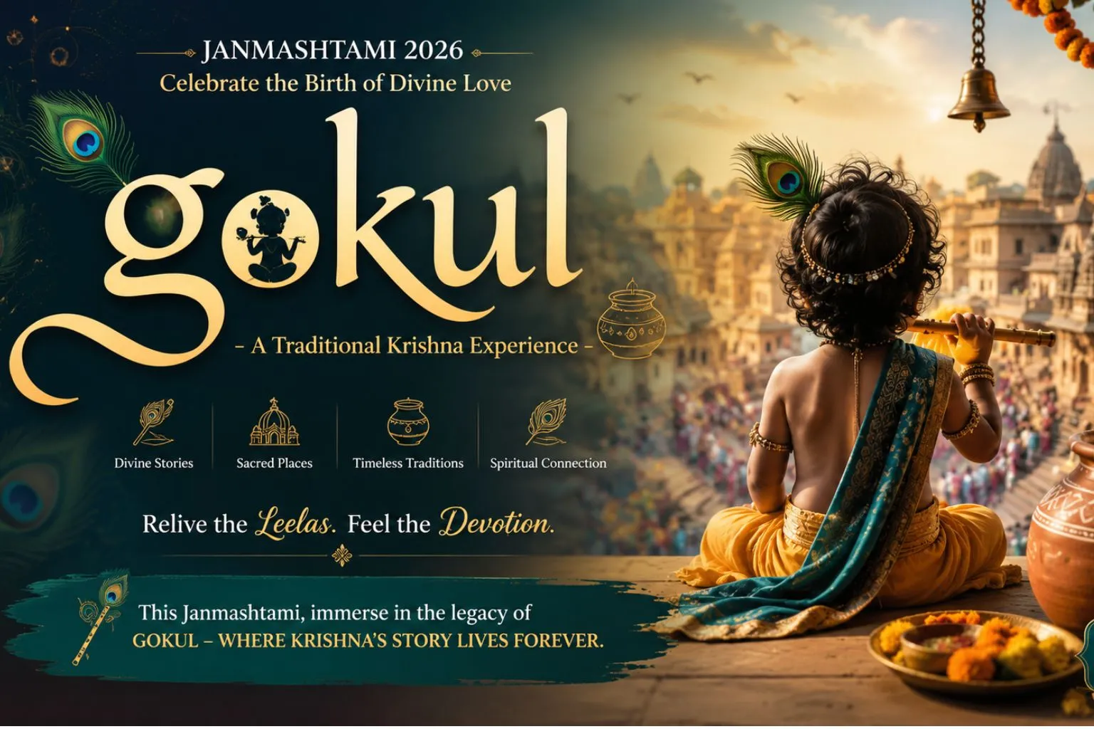 Gokul – A Traditional Krishna Experience, Janmashtami 2026